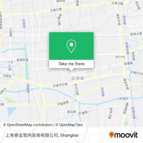 上海青金室内装饰有限公司 map