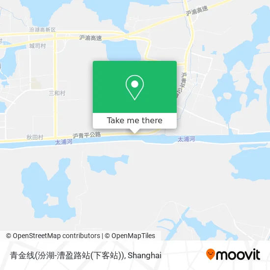 青金线(汾湖-漕盈路站(下客站)) map