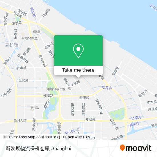 新发展物流保税仓库 map