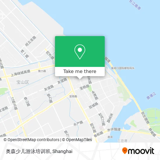 奥森少儿游泳培训班 map