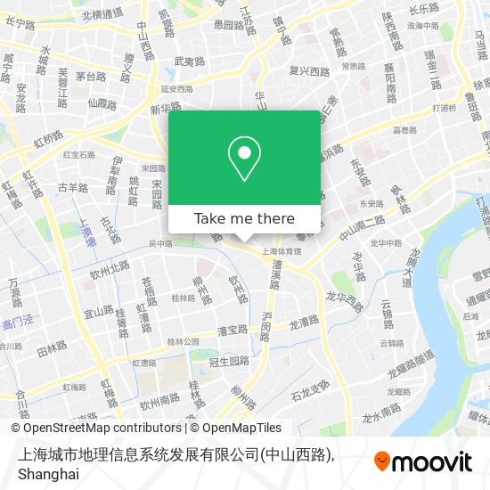 上海城市地理信息系统发展有限公司(中山西路) map