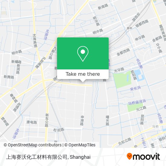 上海赛沃化工材料有限公司 map
