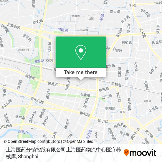 上海医药分销控股有限公司上海医药物流中心医疗器械库 map