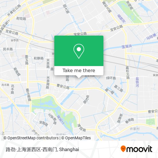 路劲·上海派西区-西南门 map