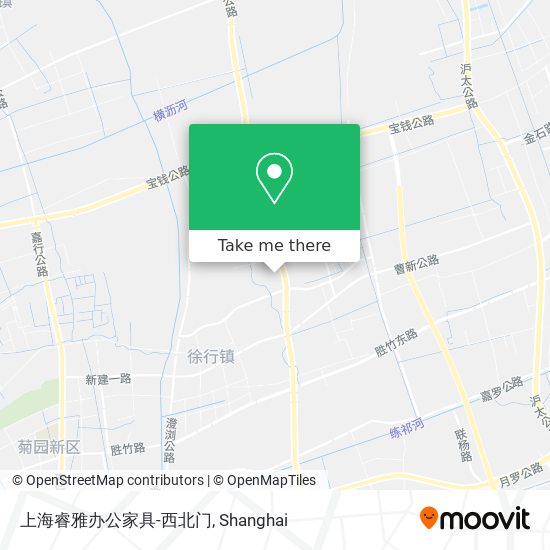 上海睿雅办公家具-西北门 map