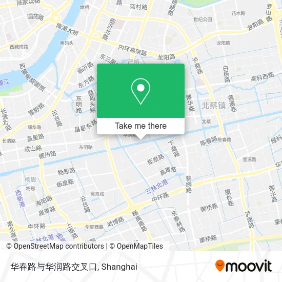 华春路与华润路交叉口 map