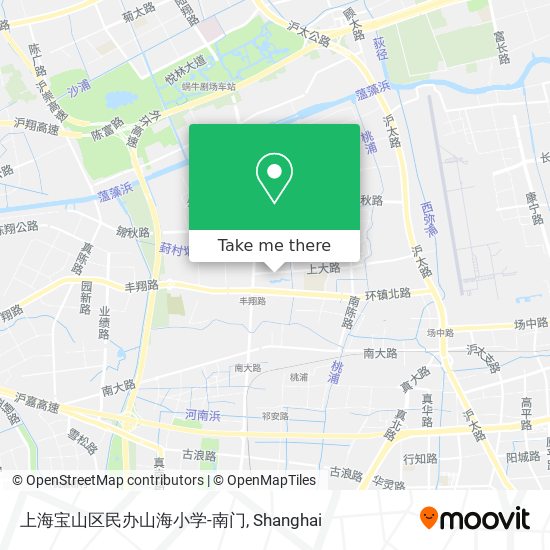 上海宝山区民办山海小学-南门 map