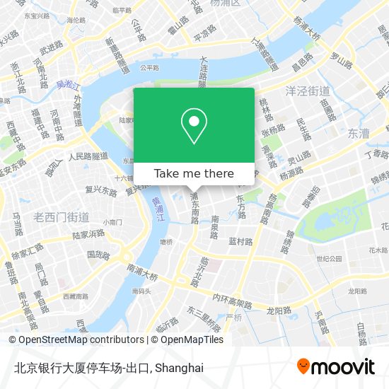 北京银行大厦停车场-出口 map