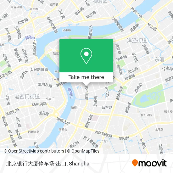 北京银行大厦停车场-出口 map