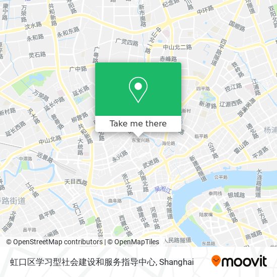 虹口区学习型社会建设和服务指导中心 map