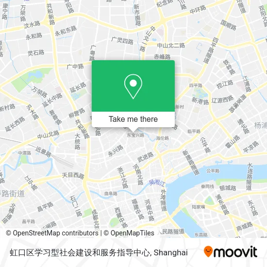 虹口区学习型社会建设和服务指导中心 map