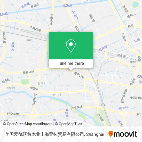 美国爱德沃兹木业上海亚拓贸易有限公司 map