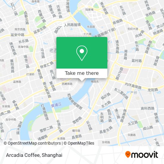 Arcadia Coffee map