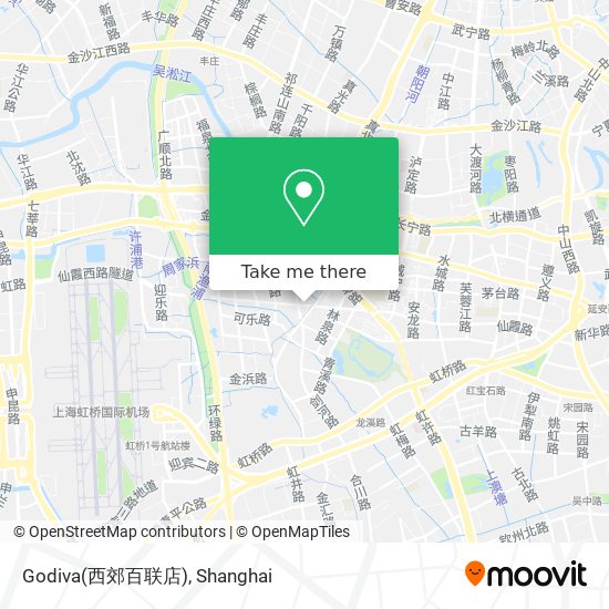 Godiva(西郊百联店) map