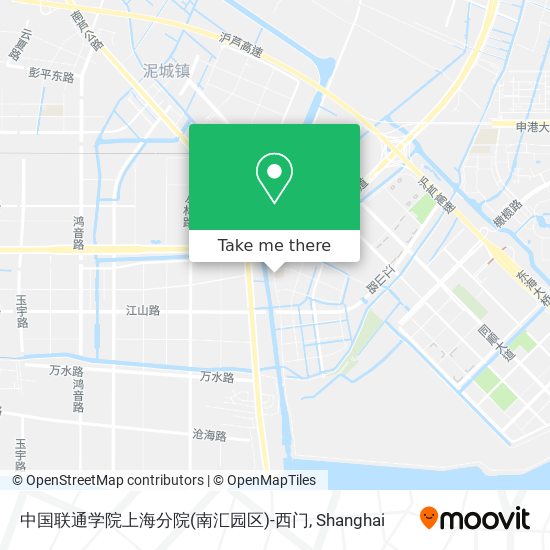 中国联通学院上海分院(南汇园区)-西门 map