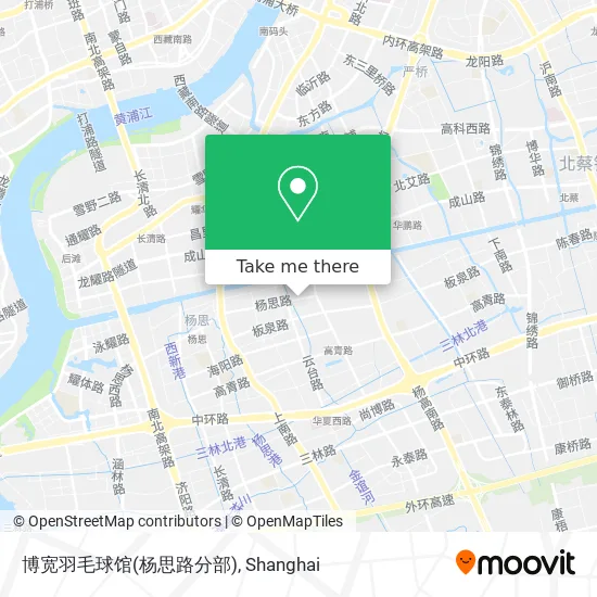 博宽羽毛球馆(杨思路分部) map