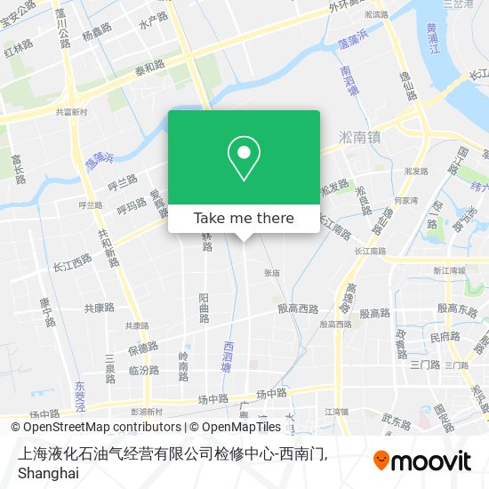 上海液化石油气经营有限公司检修中心-西南门 map