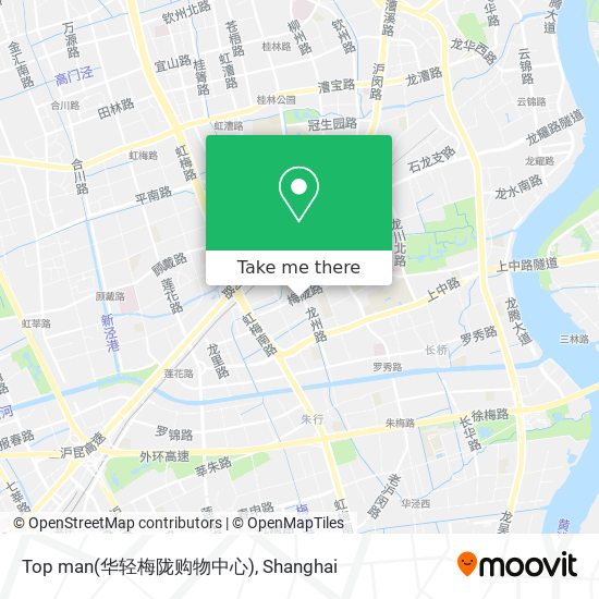 Top man(华轻梅陇购物中心) map