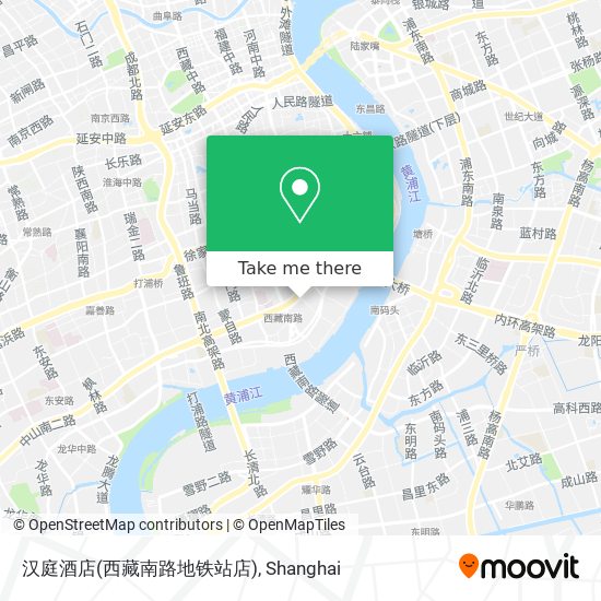 汉庭酒店(西藏南路地铁站店) map