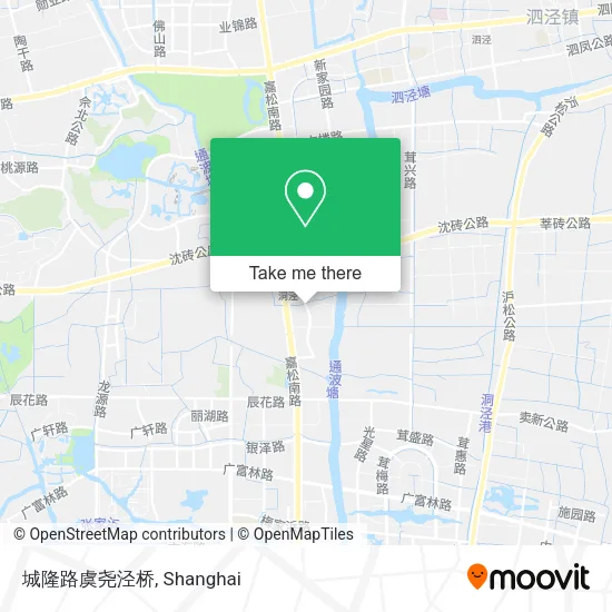 城隆路虞尧泾桥 map
