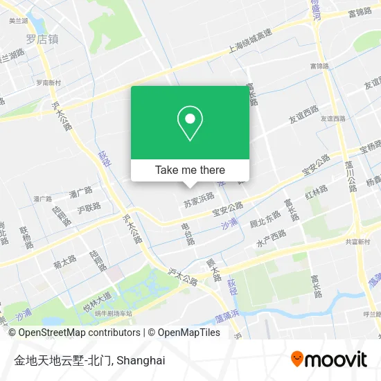 金地天地云墅-北门 map