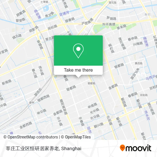 莘庄工业区恒研居家养老 map