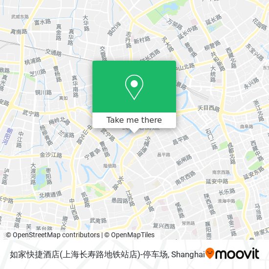 如家快捷酒店(上海长寿路地铁站店)-停车场 map