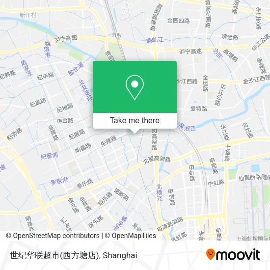 世纪华联超市(西方塘店) map
