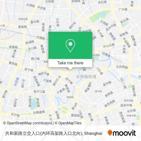 共和新路立交入口(内环高架路入口北向) map