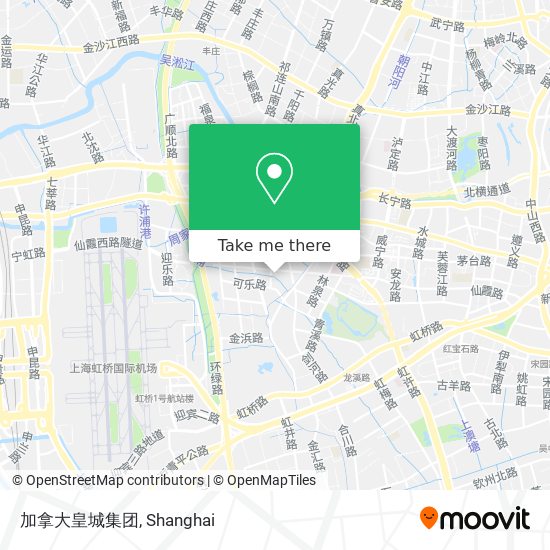 加拿大皇城集团 map