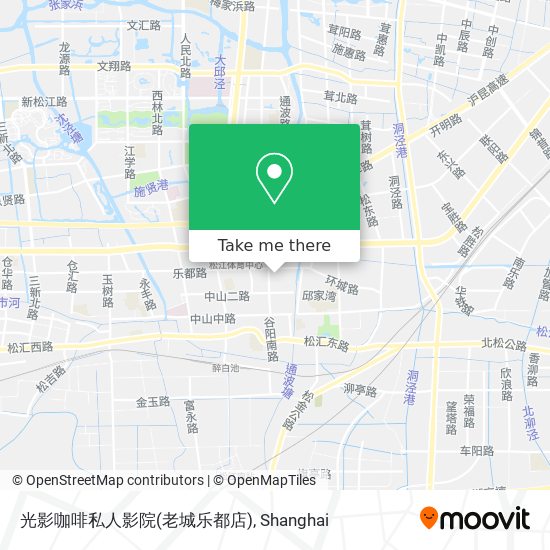 光影咖啡私人影院(老城乐都店) map
