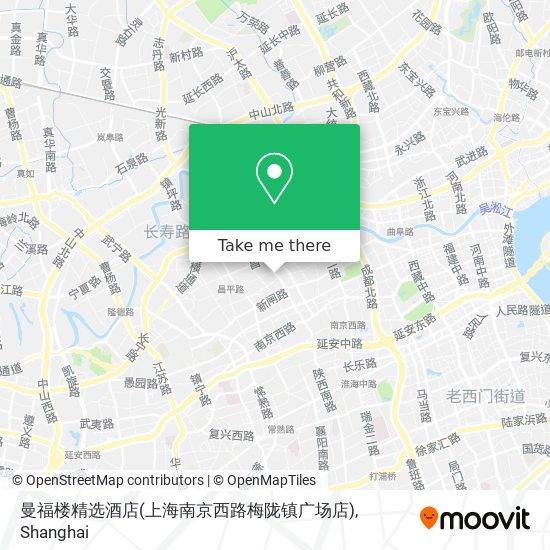 曼福楼精选酒店(上海南京西路梅陇镇广场店) map