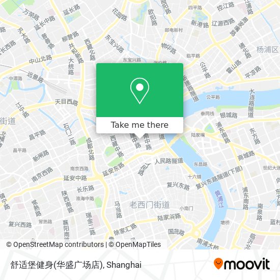 舒适堡健身(华盛广场店) map