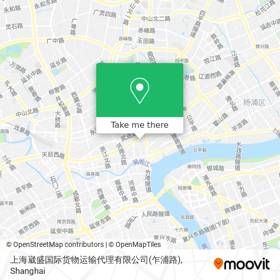 上海崴盛国际货物运输代理有限公司(乍浦路) map