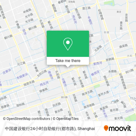 中国建设银行24小时自助银行(都市路) map