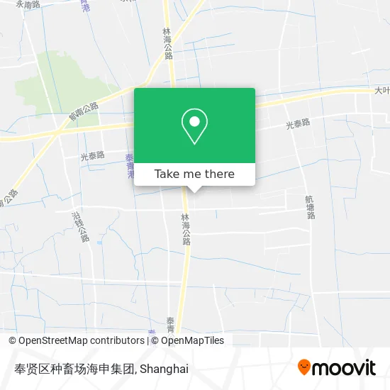 奉贤区种畜场海申集团 map
