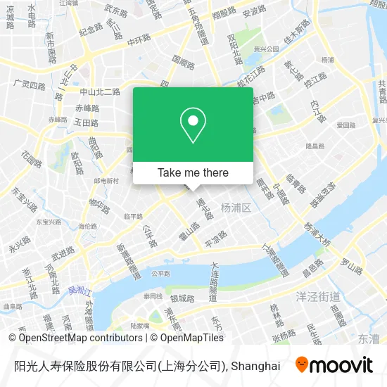阳光人寿保险股份有限公司(上海分公司) map