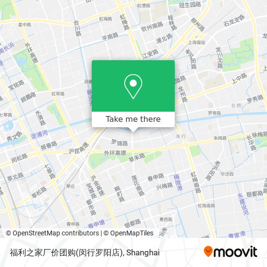 福利之家厂价团购(闵行罗阳店) map