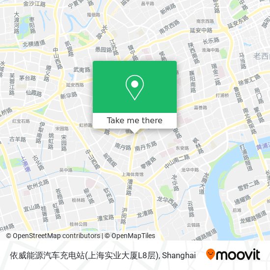 依威能源汽车充电站(上海实业大厦L8层) map