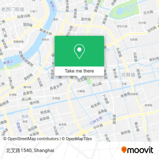北艾路1540 map