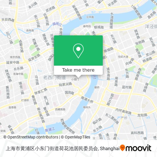 上海市黄浦区小东门街道荷花池居民委员会 map