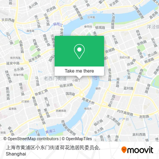 上海市黄浦区小东门街道荷花池居民委员会 map