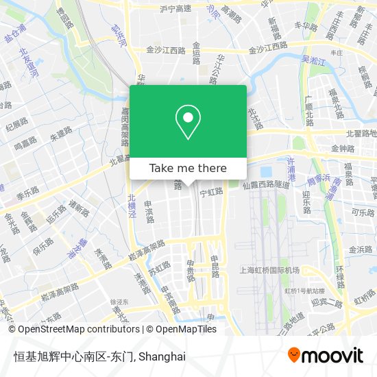 恒基旭辉中心南区-东门 map