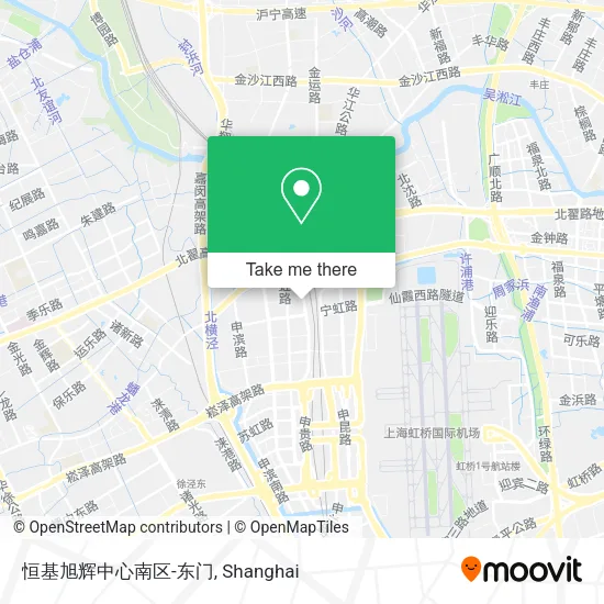 恒基旭辉中心南区-东门 map