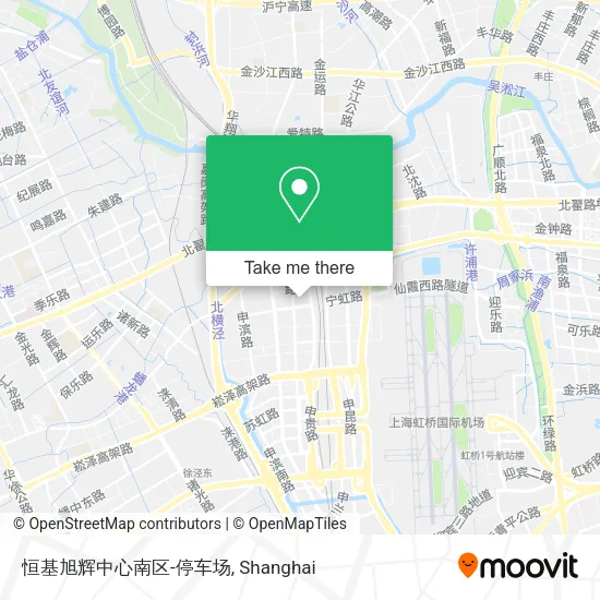 恒基旭辉中心南区-停车场 map