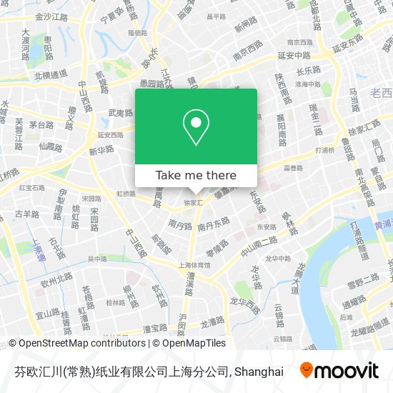 芬欧汇川(常熟)纸业有限公司上海分公司 map