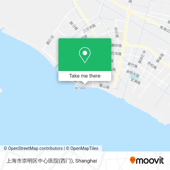 上海市崇明区中心医院(西门) map