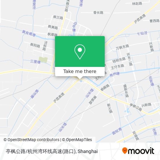 亭枫公路/杭州湾环线高速(路口) map