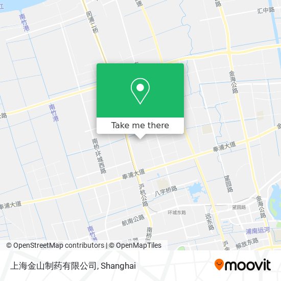 上海金山制药有限公司 map