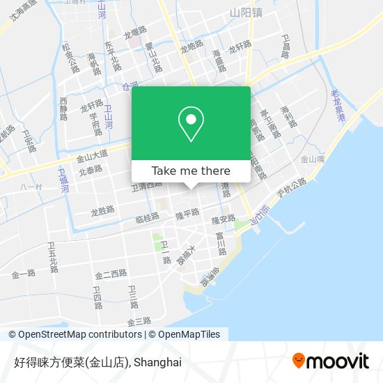 好得睐方便菜(金山店) map